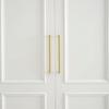 Solid Brass Wardrobe Door Handles French Cabinet Drawer Knobs Simple Hardware Handle  Multipurpose
