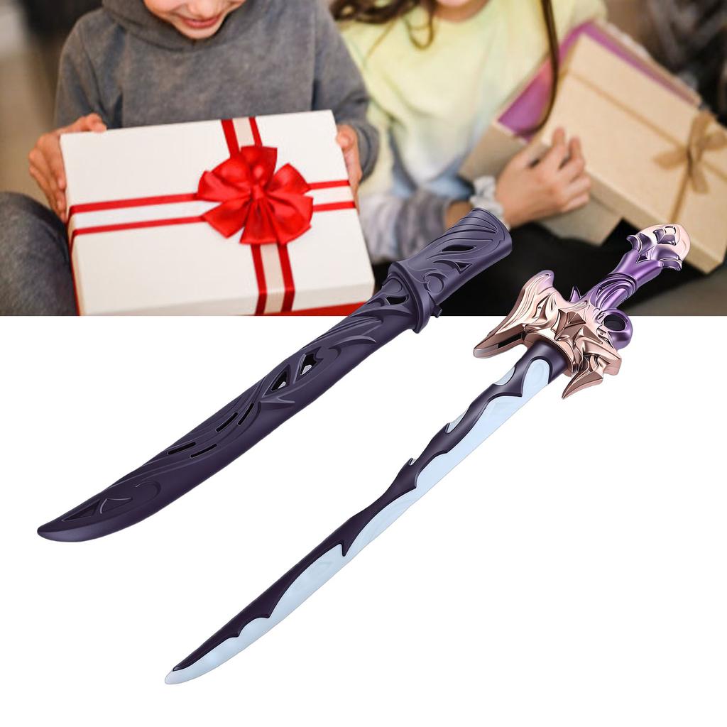 Light Up Sword Toy RGB LED Lighted Saber with Sound Sensor Shth for Cosplay Party Display Birthday Gifts