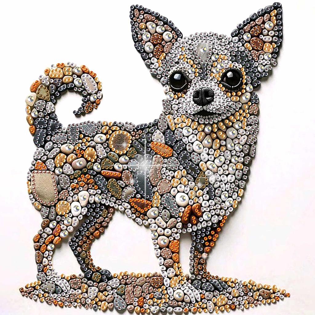 Stone Art Kształt Specjalny 5D DIY Częściowe Wiercenie Zestaw Malowania Diamentami dla Dorosłych Dekoracja Domu Obrazy Diamentowe Gem Art 11,81 X11,81 cala