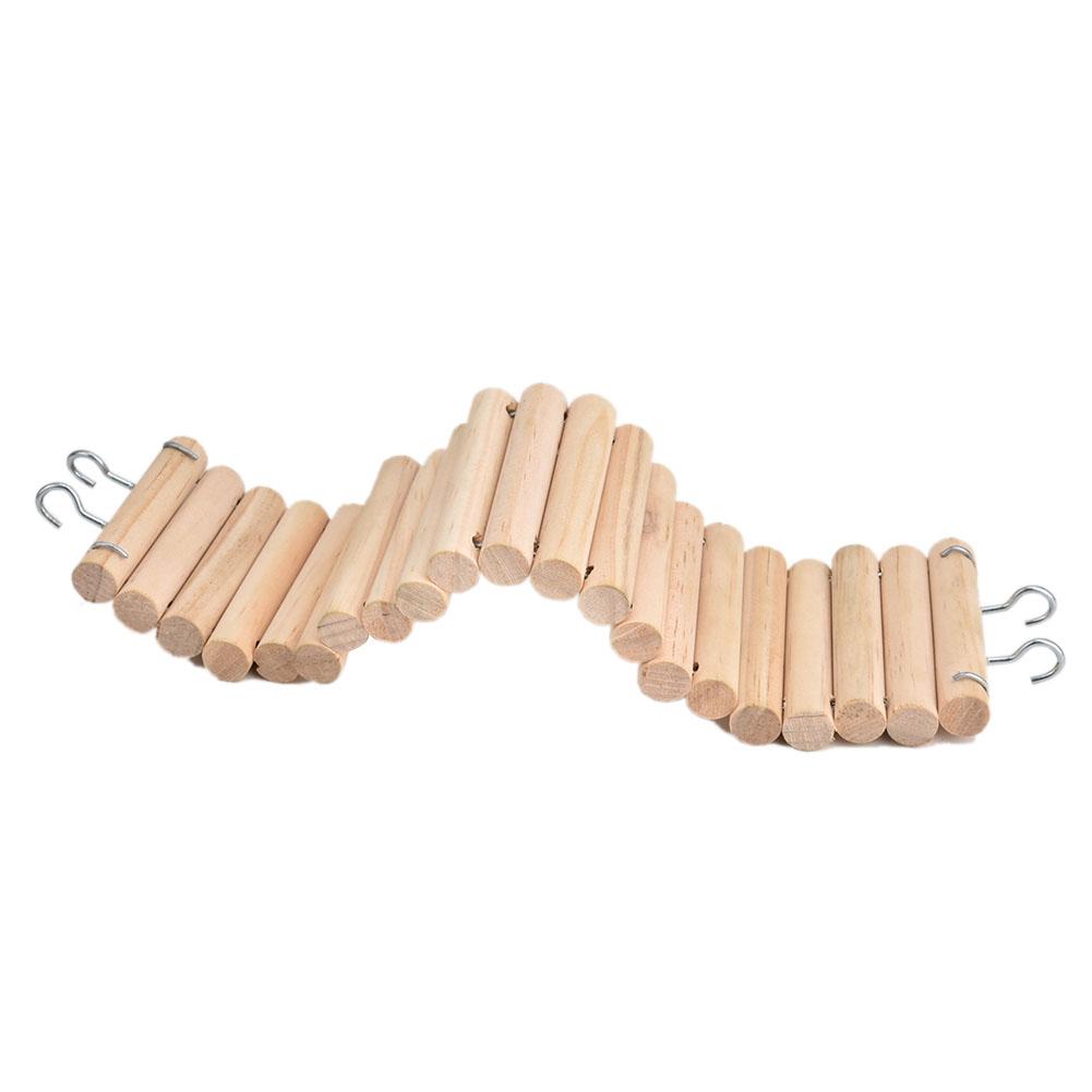 7.5*30cm Pet Hamster Parrot Climbing Soft Ladder Suspension Bridge Birds Toy