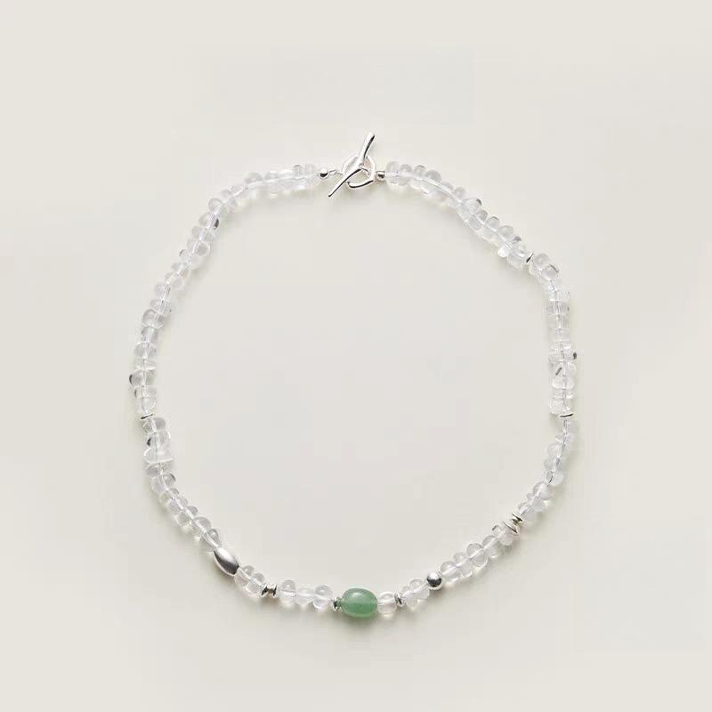 JYL TS Bracelet Necklace Set Trendy Design Channels Versatility & Luck Necklace-634/real gold 42cm японские индиго