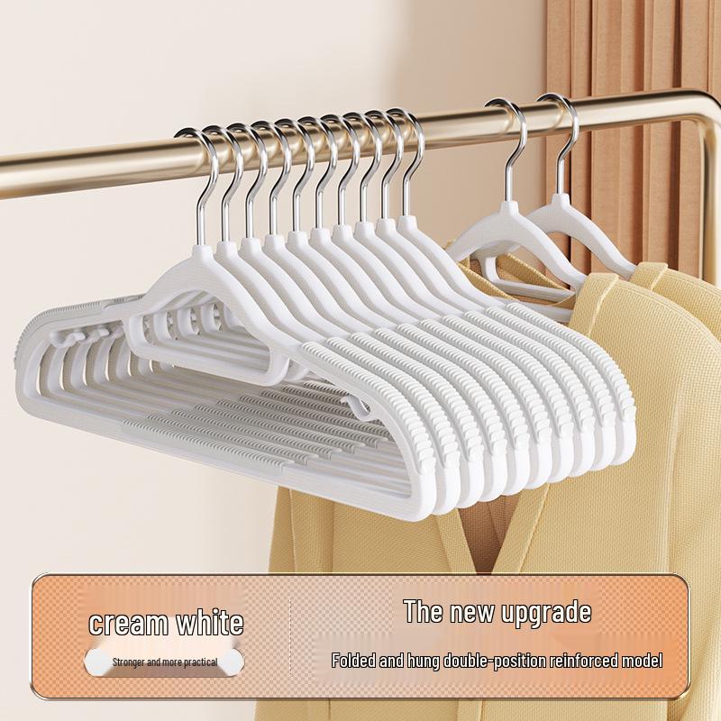 Rotatable Anti-Slip Seamless Heavy-Duty Hanger for Wet & Dry Clothes