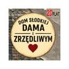 Round Metal Heart Sign Wall Decor for Restaurant