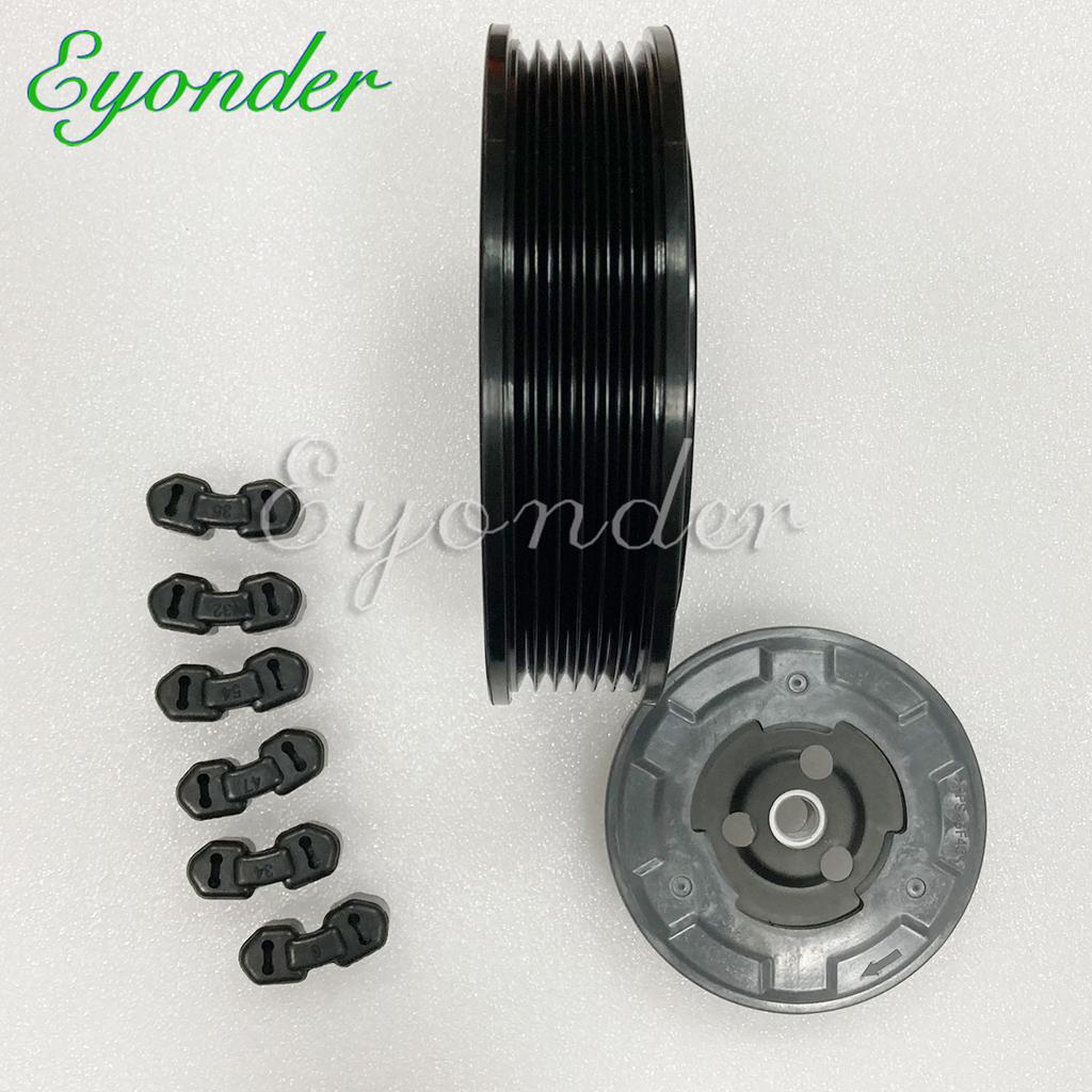 AC A/C Compressor Clutch Pulley for CITROEN C4 PEUGEOT 308 3008 5008 PARTNER TEPEE 6453WH 598754 598755 6453WJ 6453Y 9659855880
