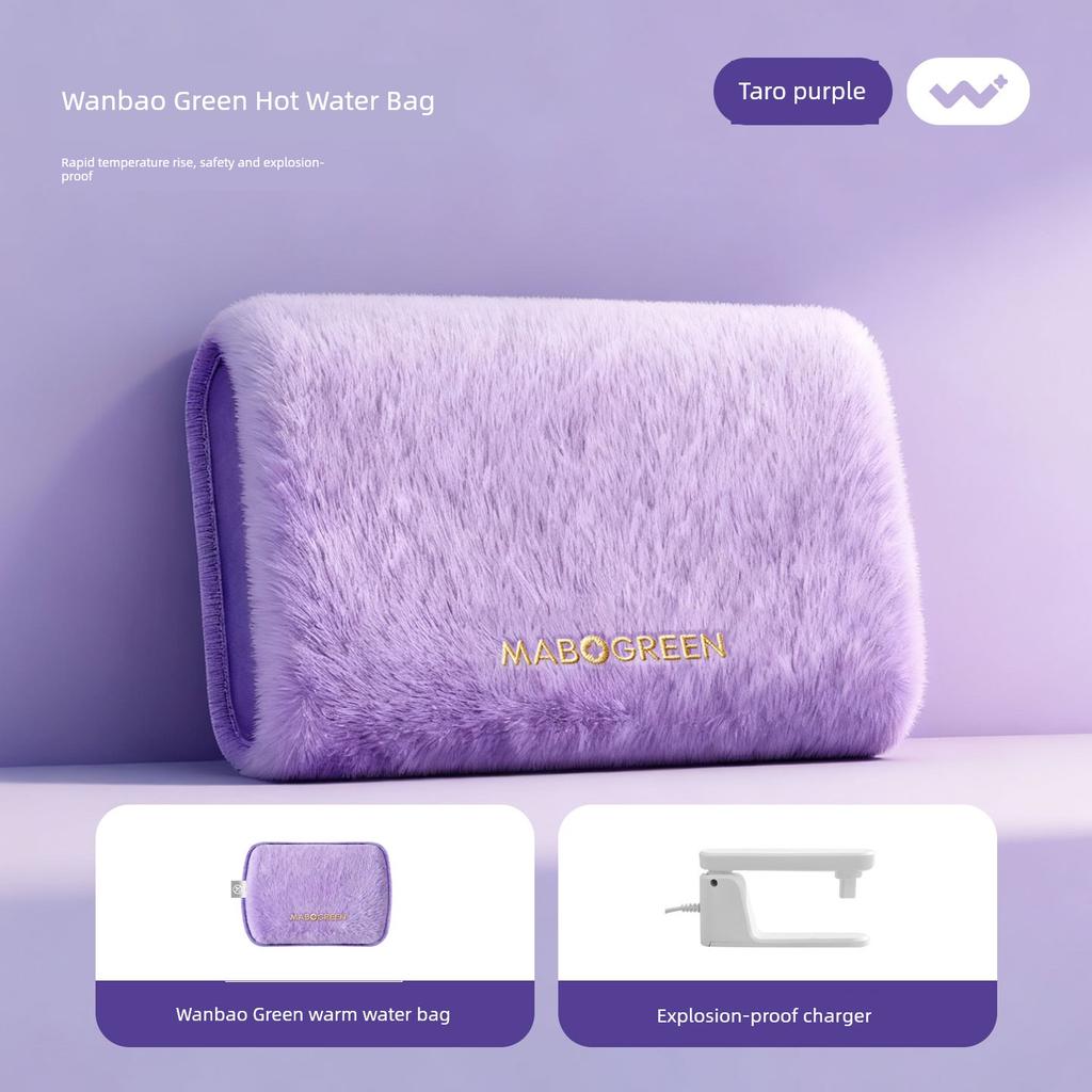 2026 New Model Hot Water Bottle Rechargeable Warm Water Bag for Heating Stomach and Neck, Special for Bed, Hand Warmer, Thickened and Explosion-Proof