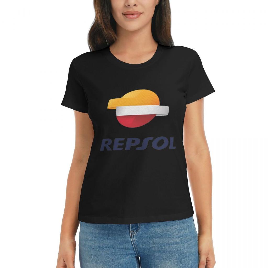 Women TShirt Repsol Summer Short Sleeve Tees ONeck Cotton T Shirts Clothes Tops Streetwear