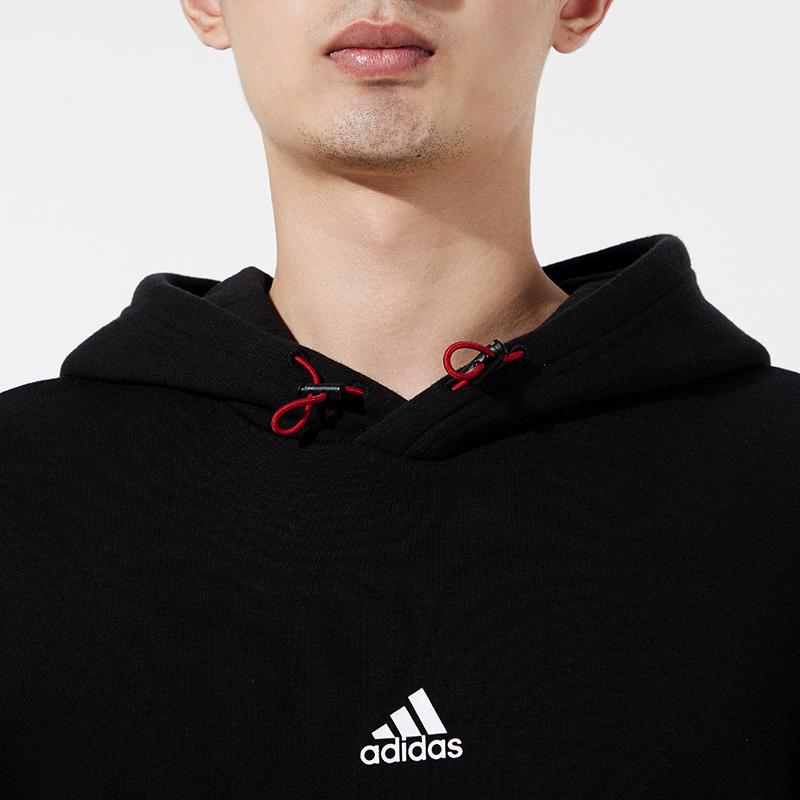 Adidas Mahjong Print Hoodie Sweatshirt Men Tops Black H39283