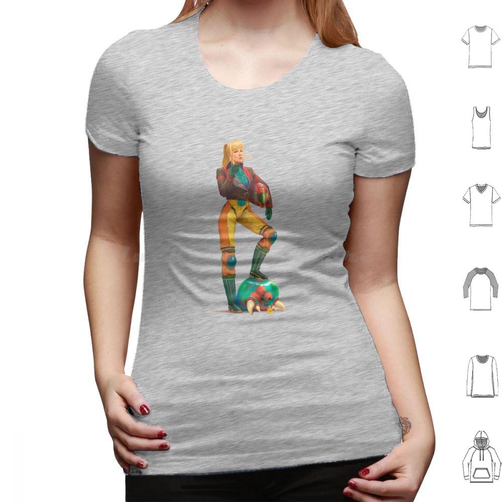 Metroid T-Shirt Herren Damen Kinder   Samus Metroid Spiel Videospiel Retro Zähes Küken Samus Aran Damen Stark Dread Weltraum-Pirat