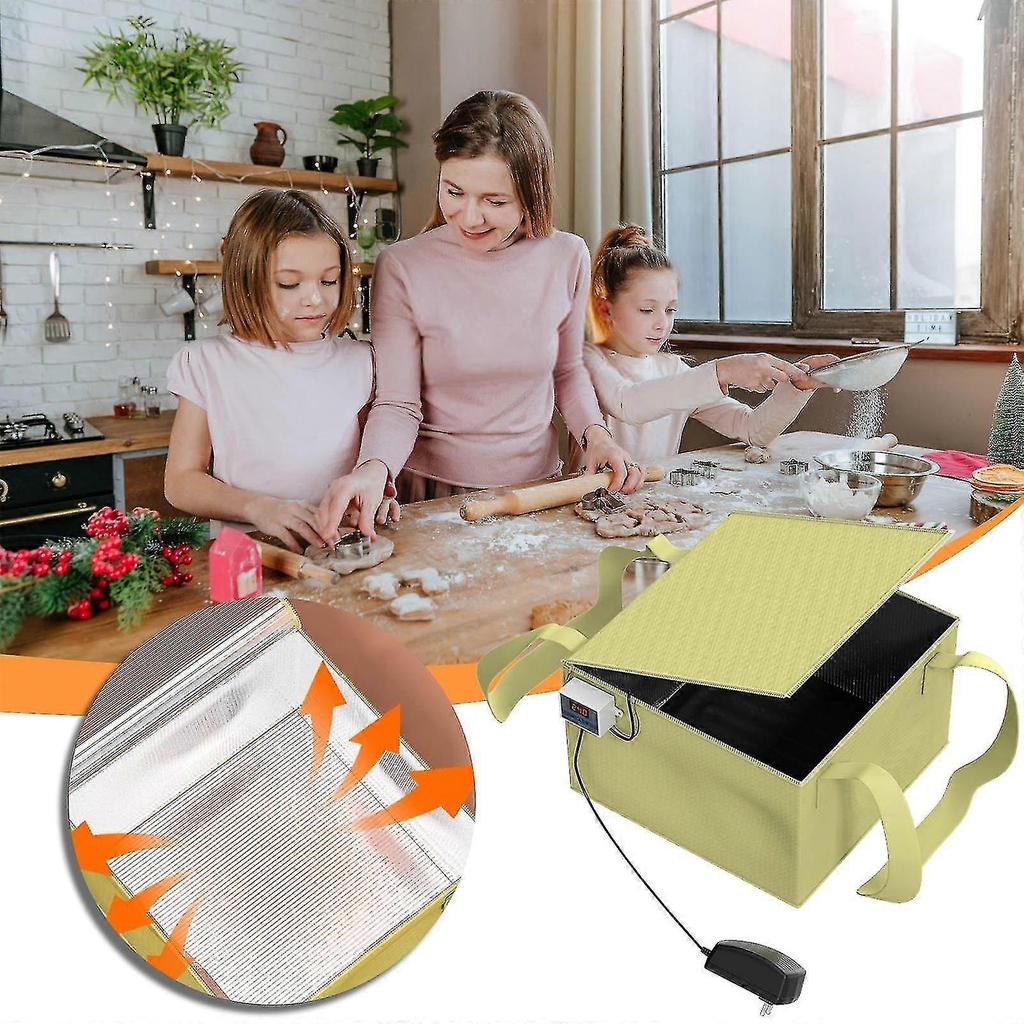 Versatile Dough Proofer With Temperature Control For Baking & Fermentation For Making Bread, Yogurt, Natto And Hand Made Soap