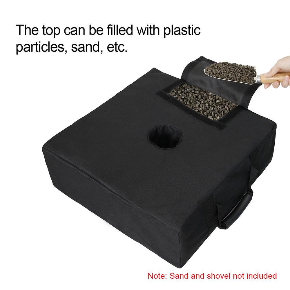 Cheap Sandbag for Umbrella Base Canopy Weight Bag 18 Square Sandbags with Handle for Outdoor