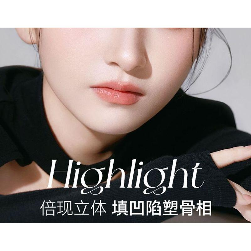 NOVO - Shimmer Dual-Tone Highlighter Palette - 3 Types