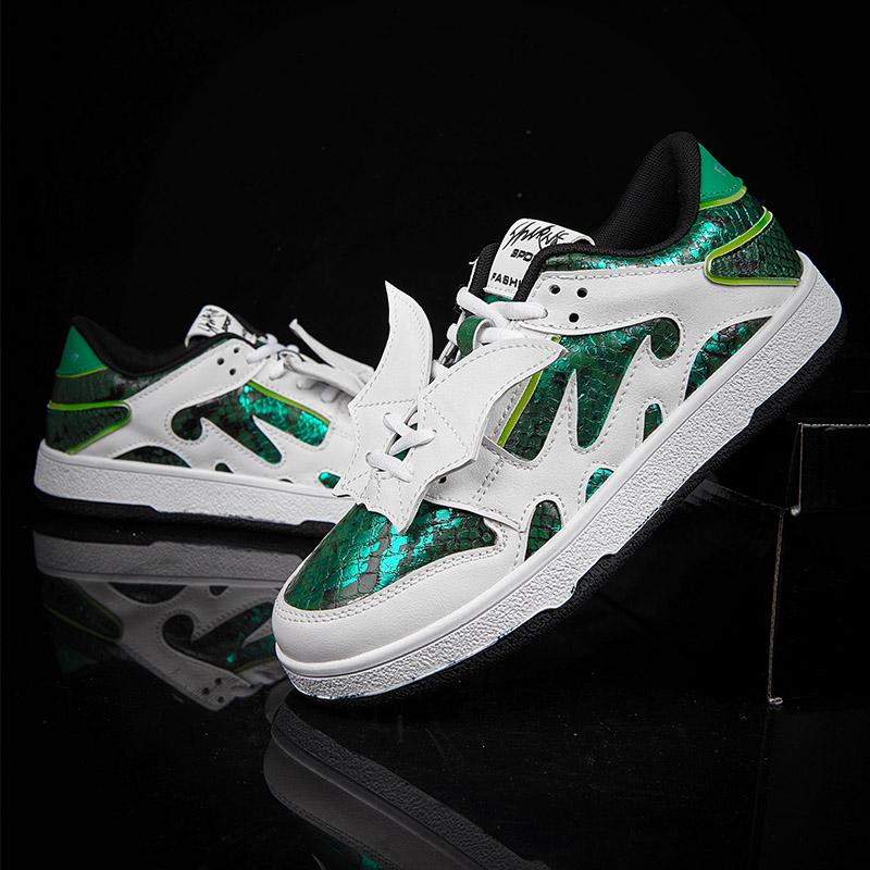 Spring New Couple Style Versatile Fashionable Board Shoe Niche Design Style Featuring Durable Thick Soles Trendy Men's Shoes 36-45