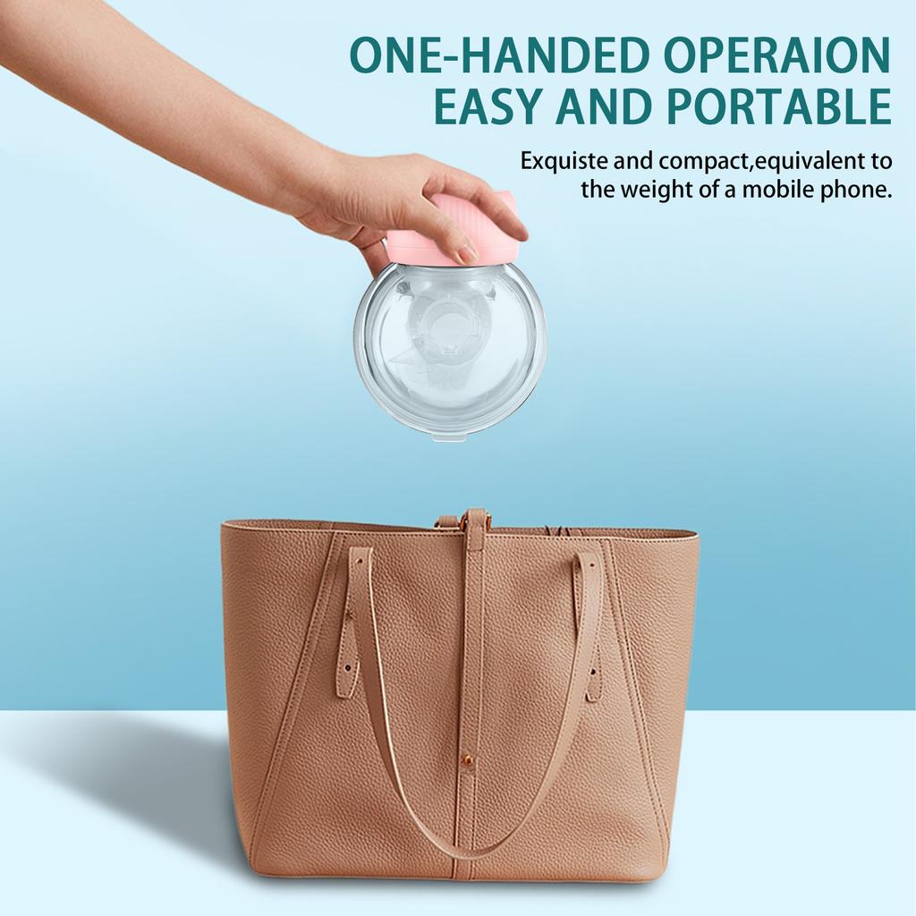 2 Pack Hands Free Wearable Breast Pump with 4 Modes 12 Levels 10 Minutes Auto Stop Portable Breast