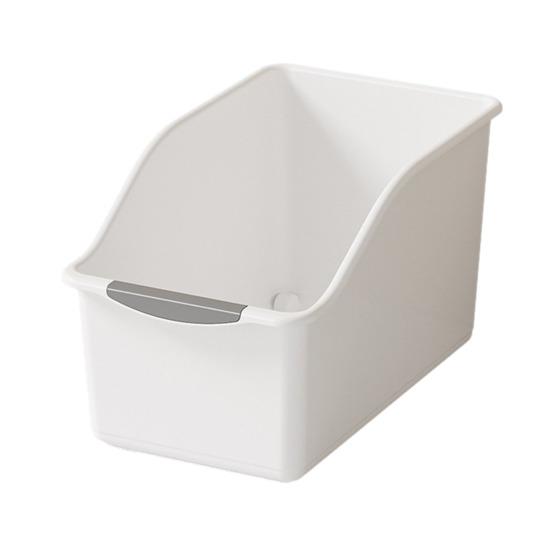 Kitchen Counter Organizer Condiment Bottles Storage Box Spice Jars Holder Storage Bin with Handle for Canned Food Snacks Pantry Cabinet Shelves