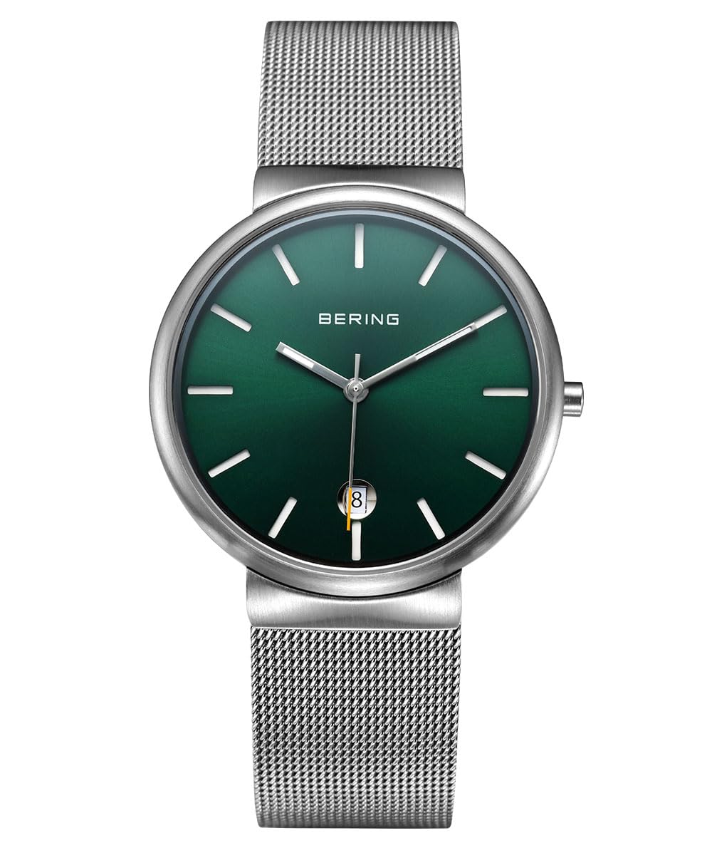 

Bering Classic Scandinavian Carving Mesh Watch Silver 11035-008