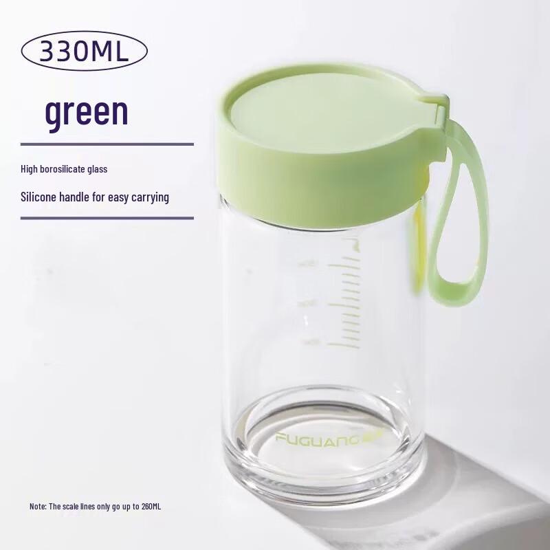 Fuguang FBB3301 Portable Single-Layer Glass Water Bottle