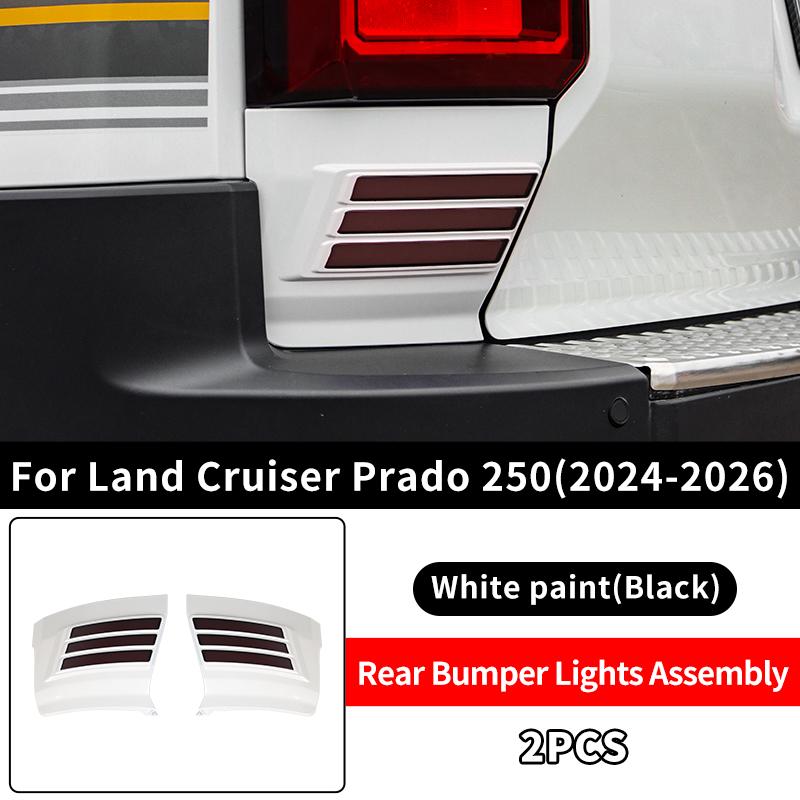 For 2024-2026 Toyota Land Cruiser Prado LC250 Rear Bumper Light Assembly Upgrade Brake Warning Exterior Accessories Auto Parts