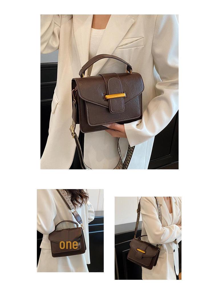 Versatile Women's Fashion Bag: Double & Single Shoulder Strap Crossbody