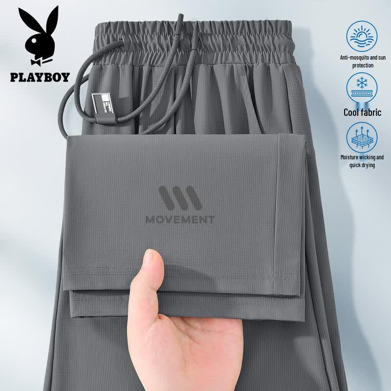PLAYBOY Men s Lightweight Quick-Dry Casual Pants L
