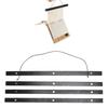 4pcs Magnetic Poster Hanger Frame Multipurpose   Decorative Wood Magnet Poster Frame for Photo Picutre   Artwork Art Print Wall Hanging