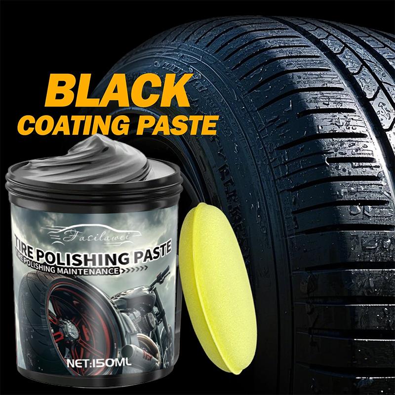 

NEW Professional Car Tire Shine Wax –Gloss Enhancement & Blackening,Anti-Aging & Color Retention,Long-Lasting Protection 150ml