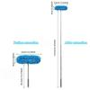 Long Handle Cleaning Duster Fan Brush Extendable 31 100 Inch Microfiber Head for Ceiling Fans and Shelves Kitchen