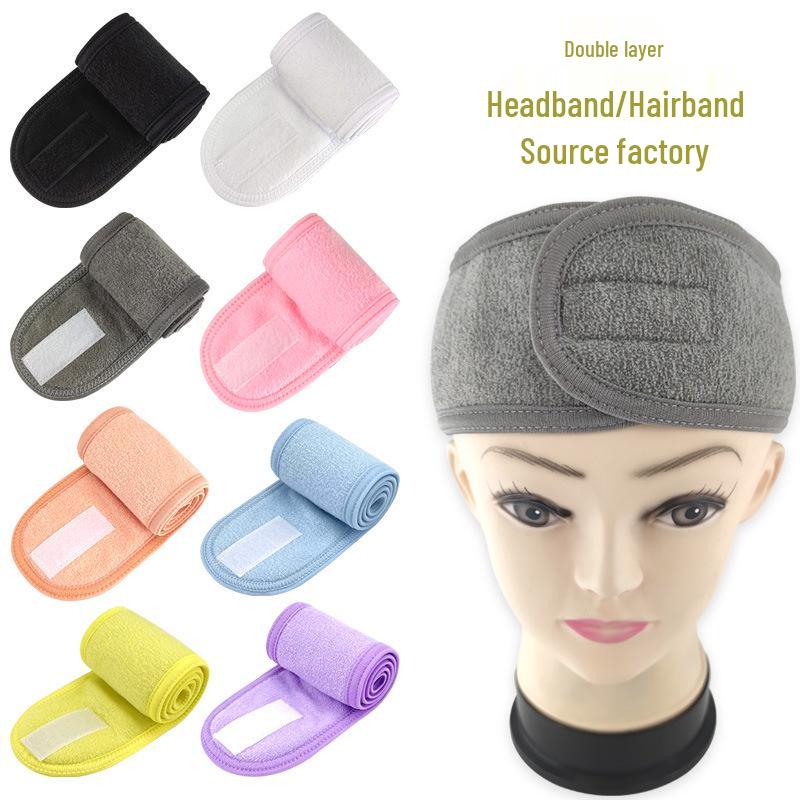 Velcro Hair Tie Women's Makeup Headband - European & American Style Hair Accessories