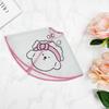Pet Cloak Adjustable Pet Haircut Cape Waterproof Cartoon Print Design Dog Grooming