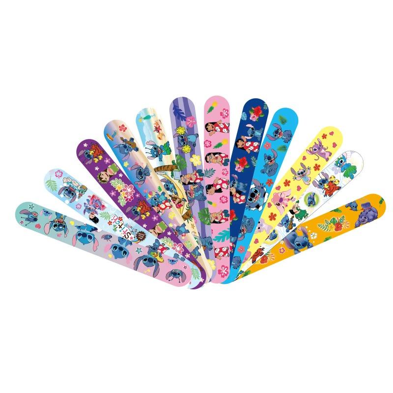 12 PZ LiloandStitch Giocattoli Braccialetti Stitch Una Varietà Di Personaggi Bambola Anime Bambini Cerchio Gioco Regali Educativi Data di Nascita