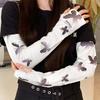 Gradient Sunscreen Arm Sleeve Sun Protection Summer Long Glove Sweet Ice Silk Sleeves  Outdoor