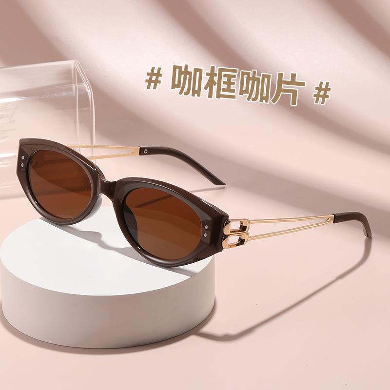 Fashion Polarized Cat Eye Sunglasses Women'S Polarized Sunglasses Sun Protection Shades Stylish Korean Sun Glasses