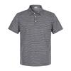 FERRAROMILANO Monotone Striped Short Sleeve Collared T-Shirt Navy (Am0Gtty21049)