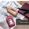 Universal Leather Key Holder: Car Keyring & Protective Mini Waist Hanger for Men & Women
