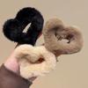 Autumn & Winter Women's Anti-Collapse Plush Hair Clip for High Ponytails