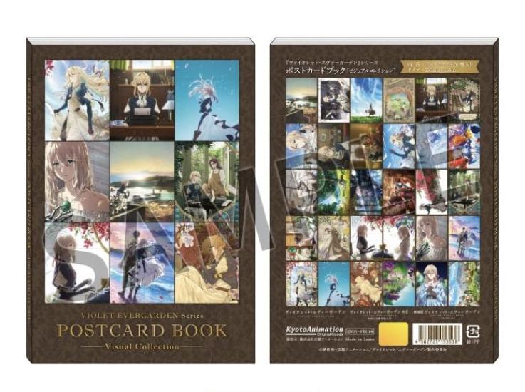 

Violet Evergarden Series Postcard Book [Visual Collection] Kyoto Animation Official Merchandise