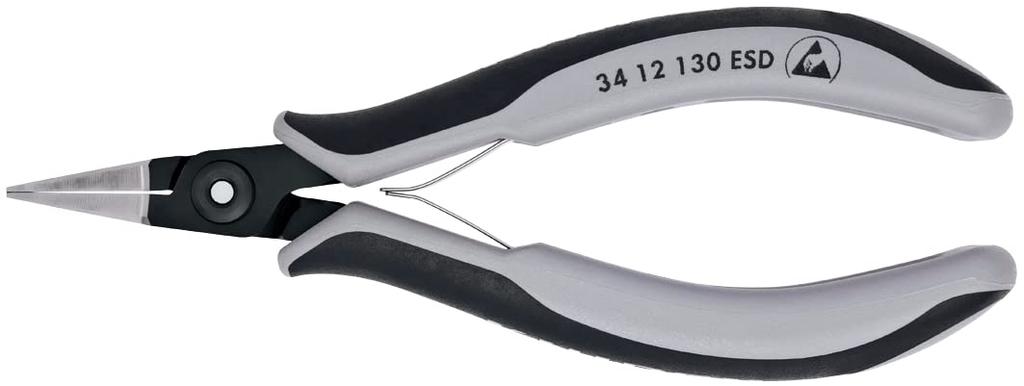 KNIPEX ESD Precision 3412130ESD Pliers, Flat, 135mm,