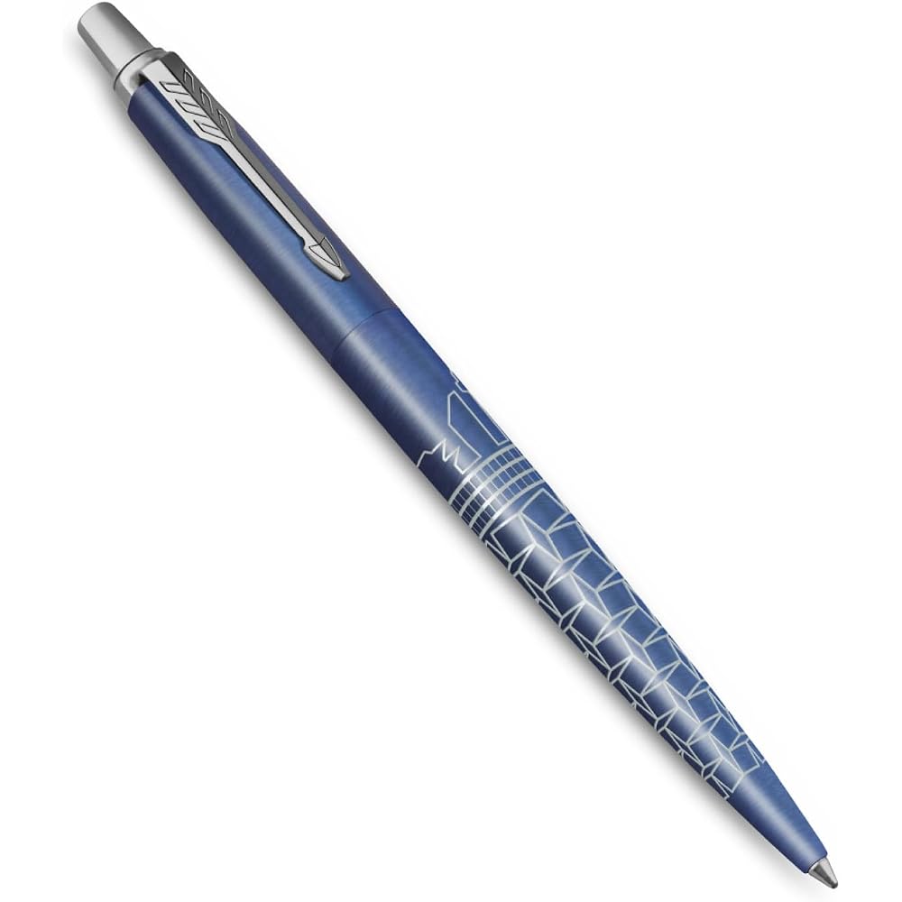 PARKER Parker Ballpoint Pen, Jotter Blue CT, Medium, Oil-based, Gift Box, Gift Present, Premium 2...