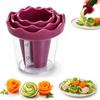 Upgraded Design Rose Flower Carving Tool Manual Operation Fruit Slicer  Vegetable Garnish
