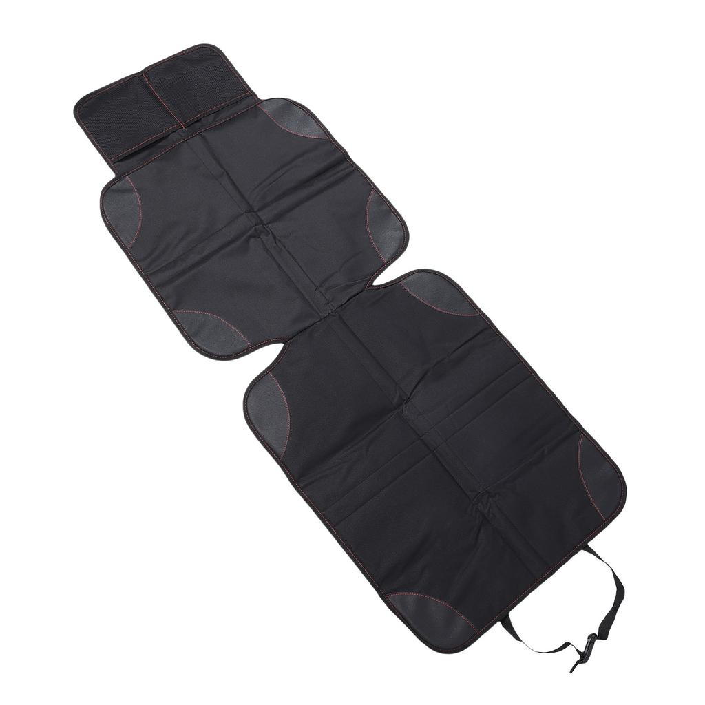 Ochraniacz na fotelik samochodowy dla fotelika dziecięcego Antypoślizgowy z kieszenią siatkową Uniwersalna mata ochronna na fotel samochodowy dla zwierząt i dzieci do większości pojazdów