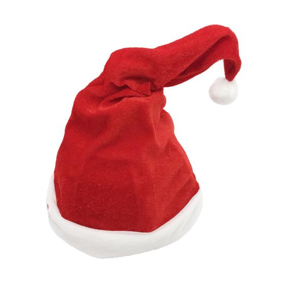Electric Christmas Hat Plush Singing Dancing Santa Hat Funny Light Up Swing Velvet Hat