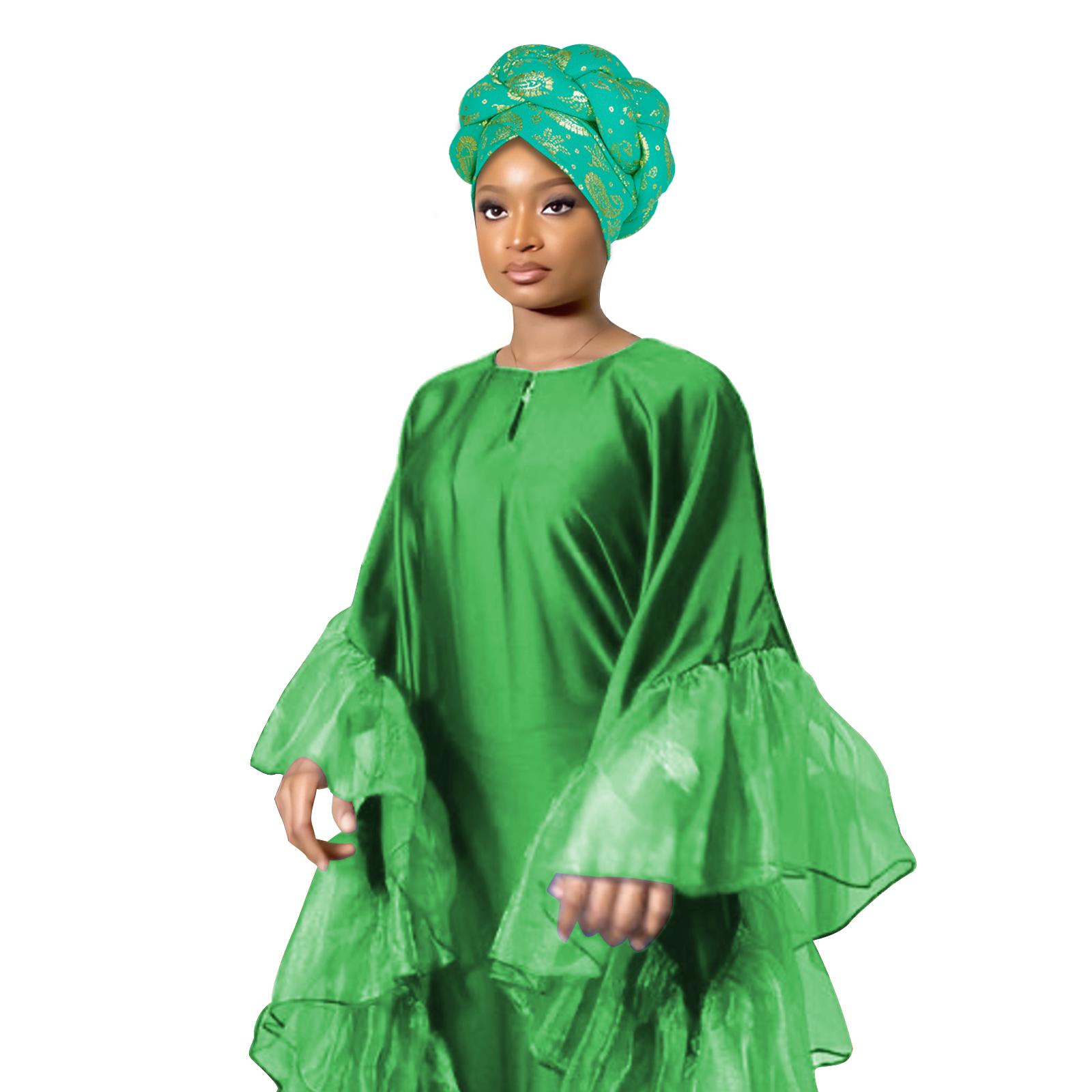 

Bronzing Cashew Turban Caps for Women Braid Headwrap Bonnet