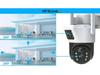 V380 Dual-Lens Wireless Solar Camera: Outdoor, Remote, Low-Power Surveillance