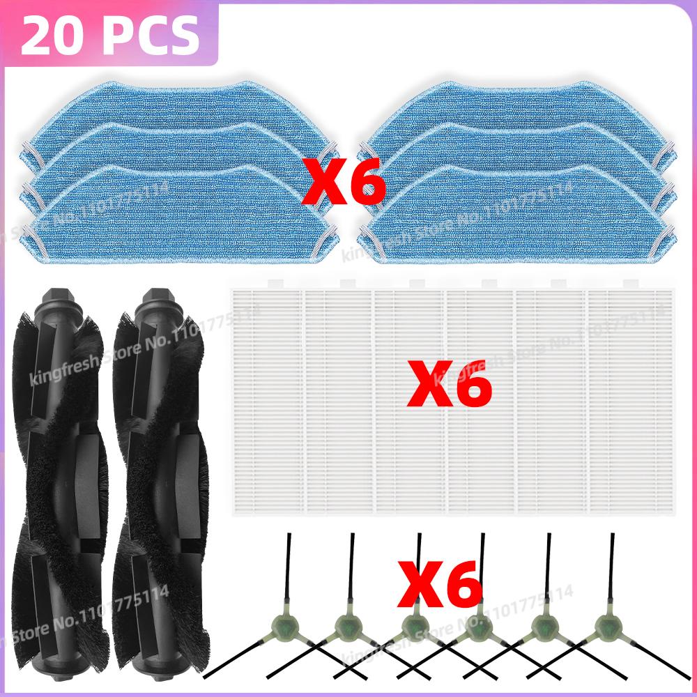 

Compatible For Lefant M2 Pro / M2S Pro Vacuum Parts Main Roller Side Brush HEPA Filter Mop Cloth Dust Bag Accessories