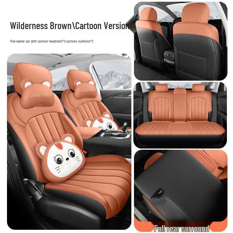 Perforated Leather Car Seat Covers for Geely Emgrand 5th Gen, All-Season, Vehicle-Specific, Full Coverage Seat Covers
