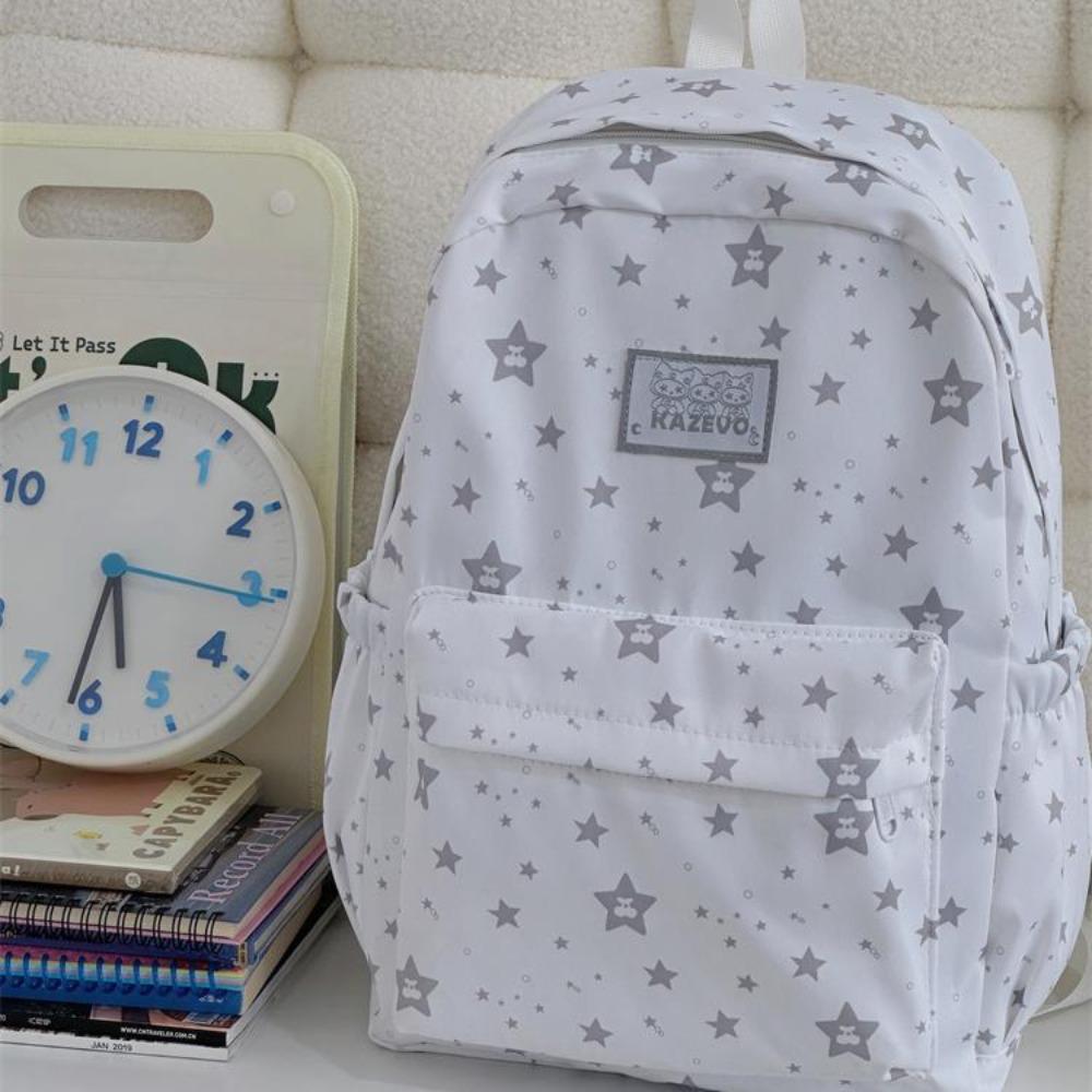 New Japanese Ins High-value Female Sweet and Cute Star Junior High School Student Schoolbag Female Light Spring Outing Backpack