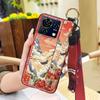 Protective Soft case Phone Case For ZTE Blade V50 Vita Fashion For Mom Shockproof Wristband Elderly lady Wrist Strap