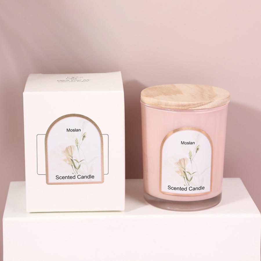 

1 шт. Стеклянная банка ароматизированные свечи уникальный подарок на день рождения для мамы декор дома, комнаты и свадьбы расслабляющие ароматерапевтические свечи подарок rose