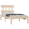 Solid Wood Bed Frame 90x200 Cm