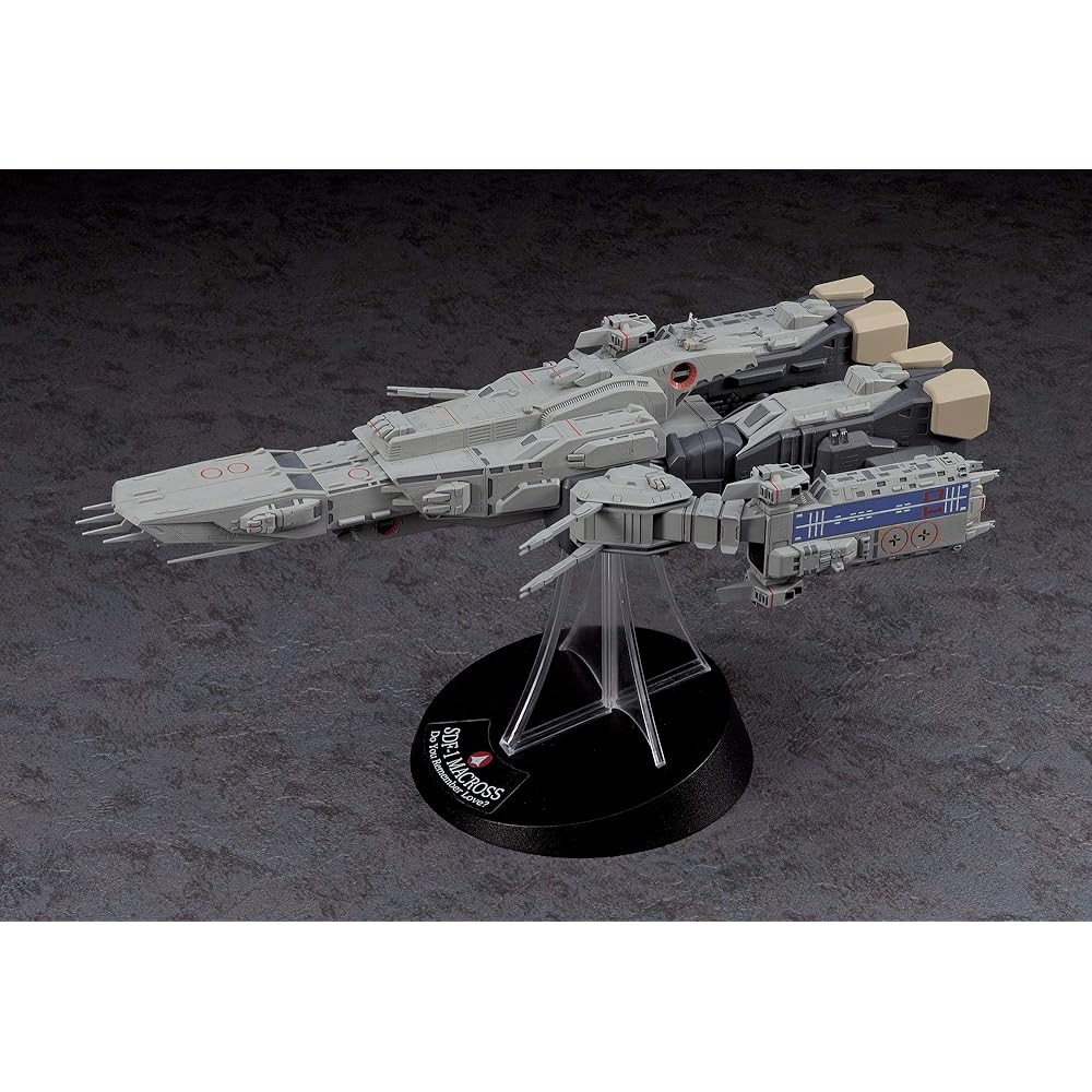 Hasegawa Super Dimension Fortress Macross: Erinnerst du dich an die Liebe? SDF-1 Macross Festungsschiff Filmversion 1/4000 Maßstab Plastikmodell MC05