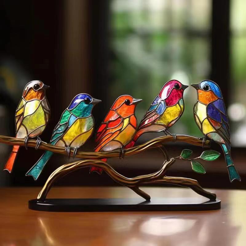 Colorful Bird Ornament for Home & Office - 2023 Collection